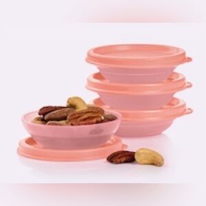 Tupperware Mini Classic Cereal Bowls 4pc Set
